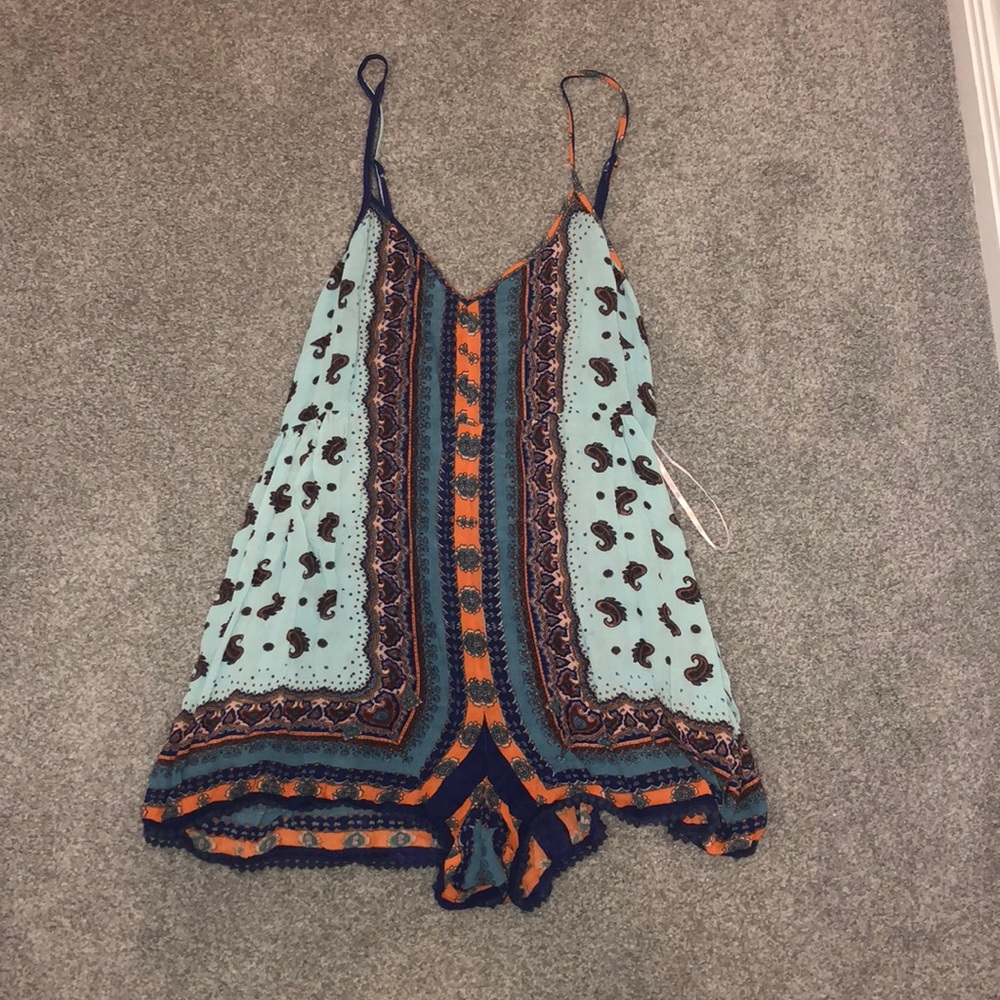 Boho print Romper